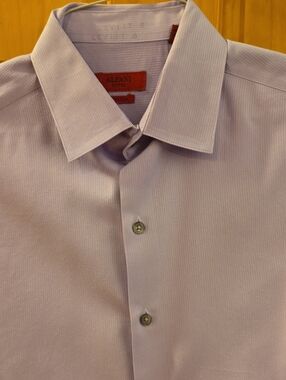 Alfani Men's Fitted Dress Shirt in Light Lavender